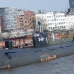 U-Boot im Hamburger Hafen